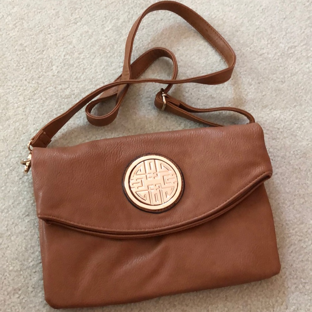 Vegan Leather Brown Bag
